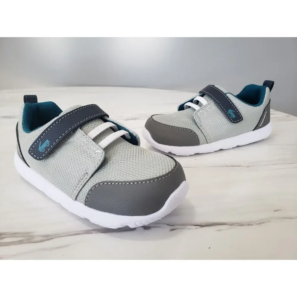 NEW EASY ON See Kai Run Kids Stryker FlexiRun Gray‎ Shoe Baby Size 4 Infant